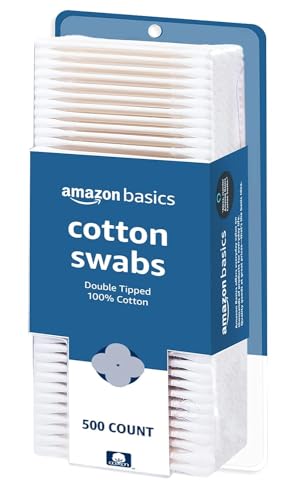 Amazon Basics Double-Tipped Cotton Swabs for Personal Hygiene and Baby Care – $2.37 (18% OFF)