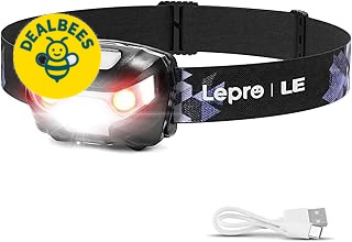 Lepro LED Headlamp Rechargeable – Super Bright Head Lamp with – $9.99 (38% OFF)