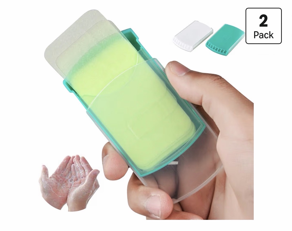 HongyiTime Portable Hand Washing Soap Sheets – $6.59