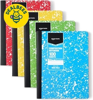 Amazon Basics Composition Notebook – $5.00