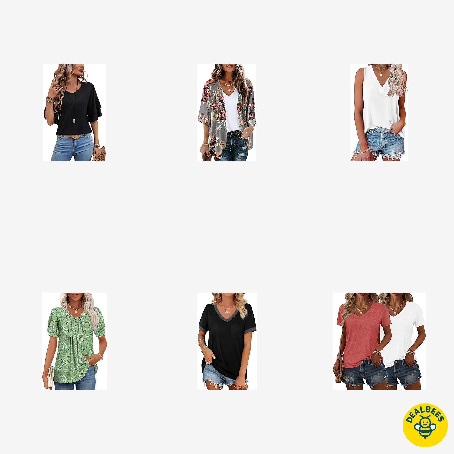 Top 6 Amazon Women Tops Summer Clearance Deals